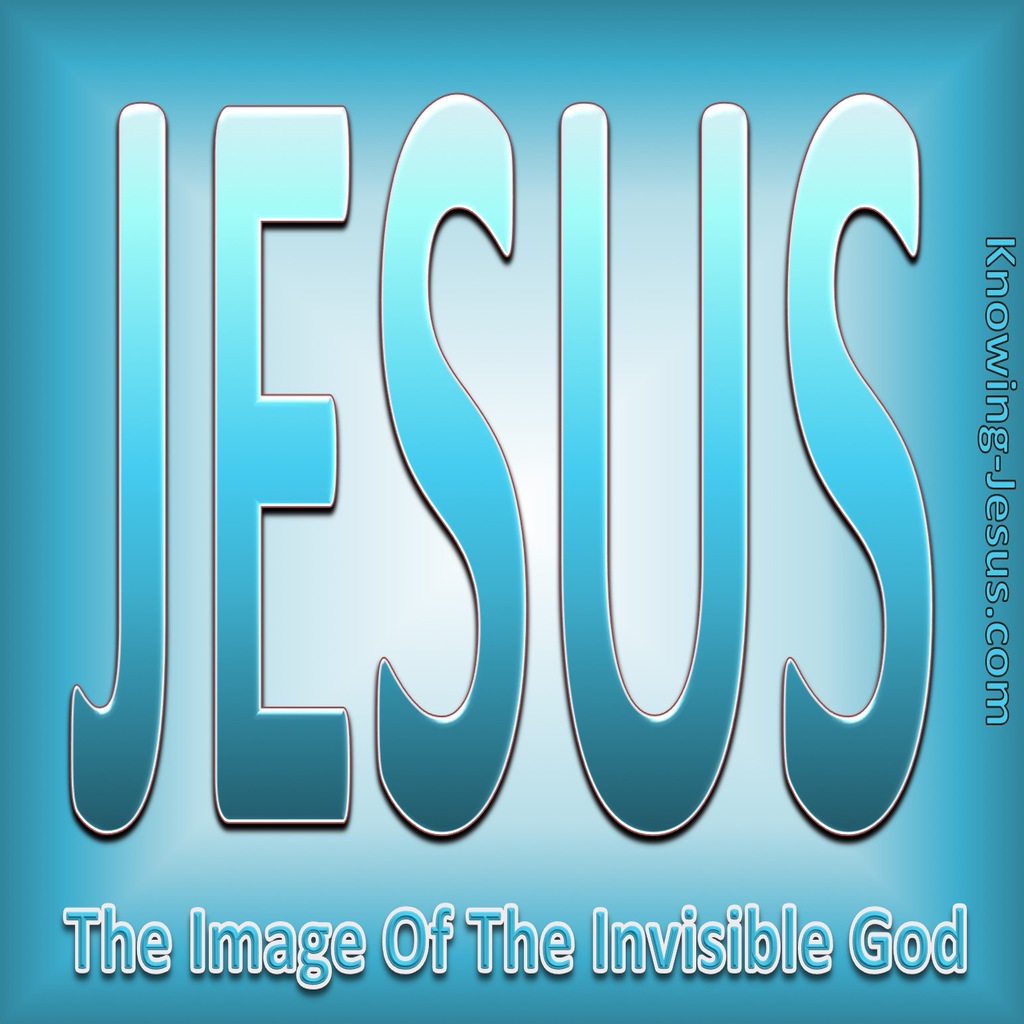 Colossians 1:15 Image of God (devotional)10-14 (aqua)